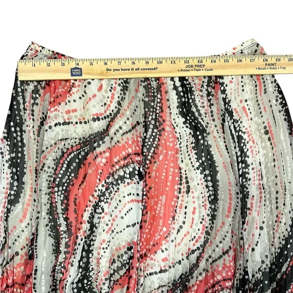 Vintage broomstick lined long skirt Y2K work office school preppy loose fit - Picture 5 of 12